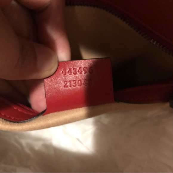 New Gucci marmont medium red shoulder bag - Picture 4 of 6